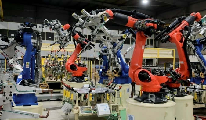 Robotic-SPOT-Welding-Line-